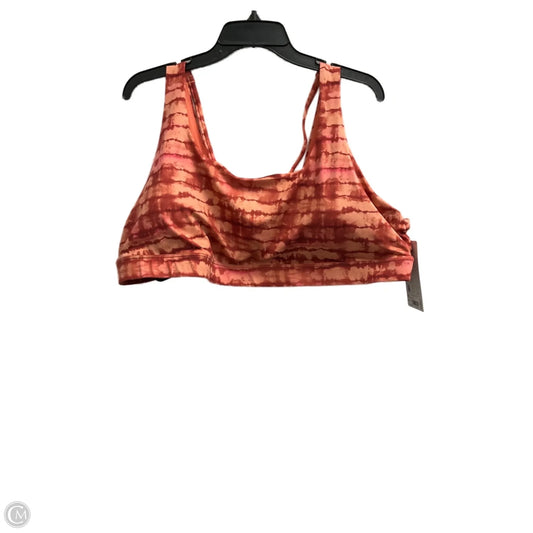 Athletic Bra By Athleta In Orange, Size: 3x