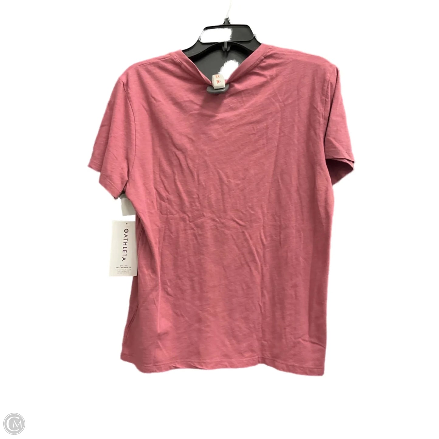 Athletic Top Short Sleeve By Athleta In Maroon, Size: S