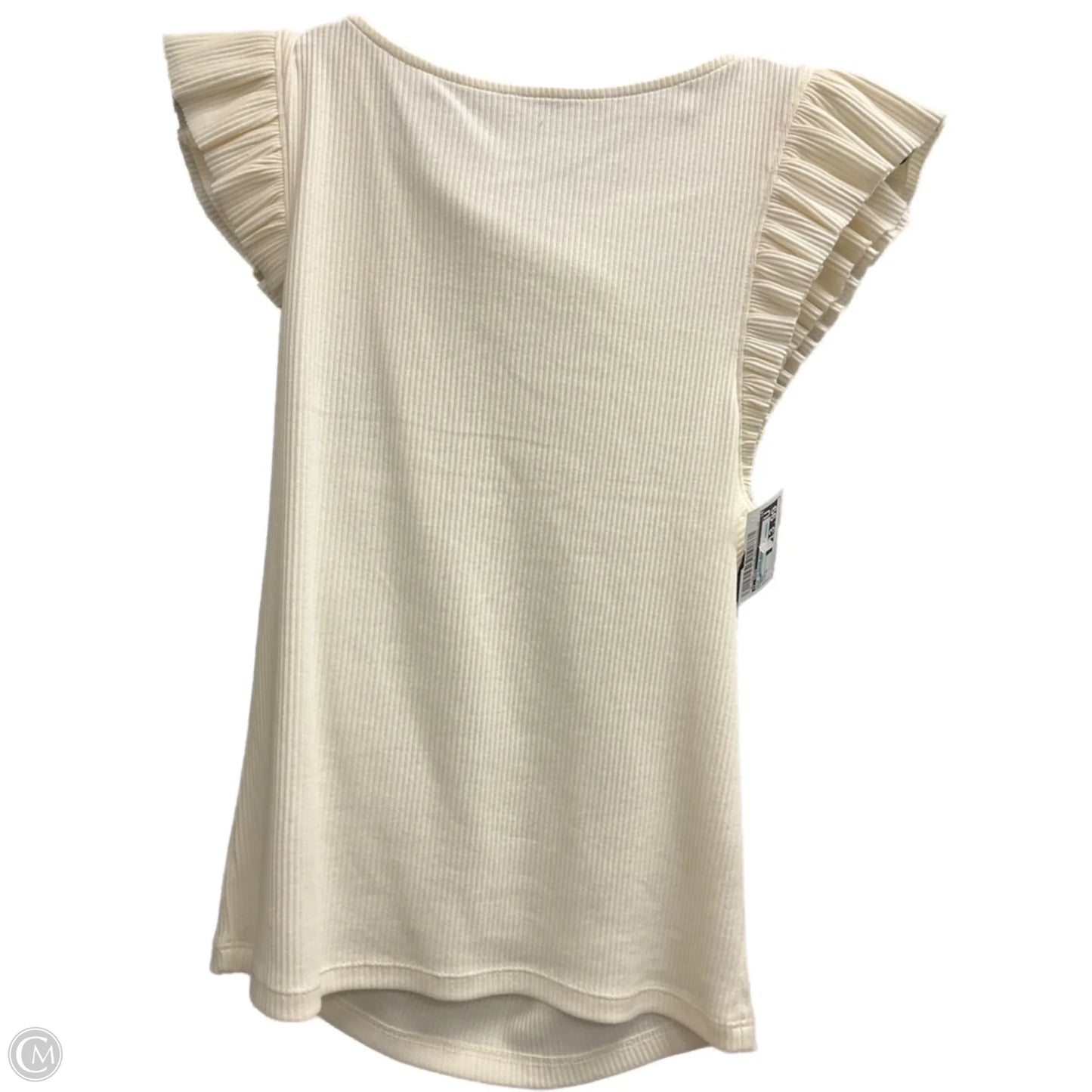 Top Sleeveless By J. Crew In Cream, Size: S