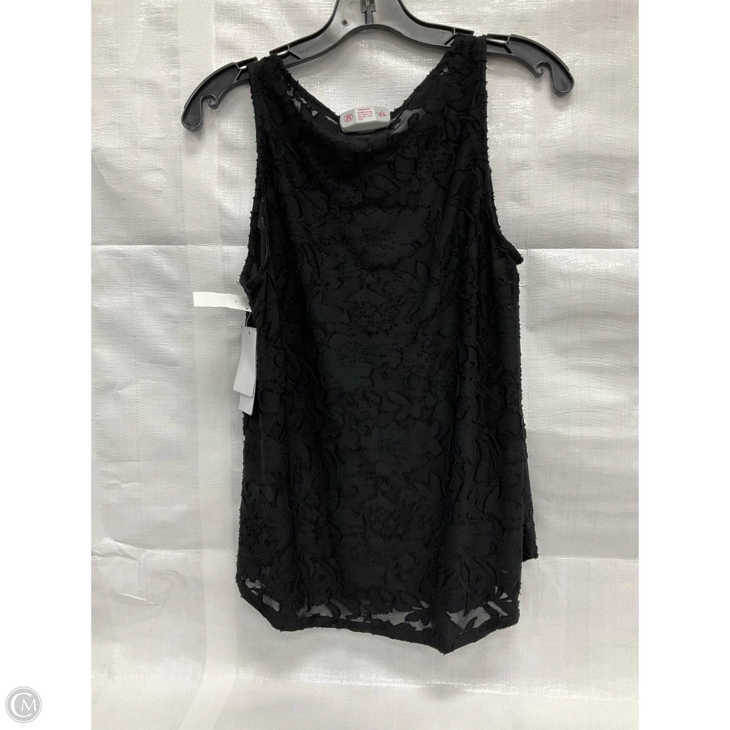 Top Sleeveless By Nordstrom In Black, Size: S