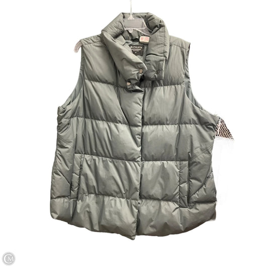 Vest Puffer & Quilted By Athleta In Green, Size: 2x