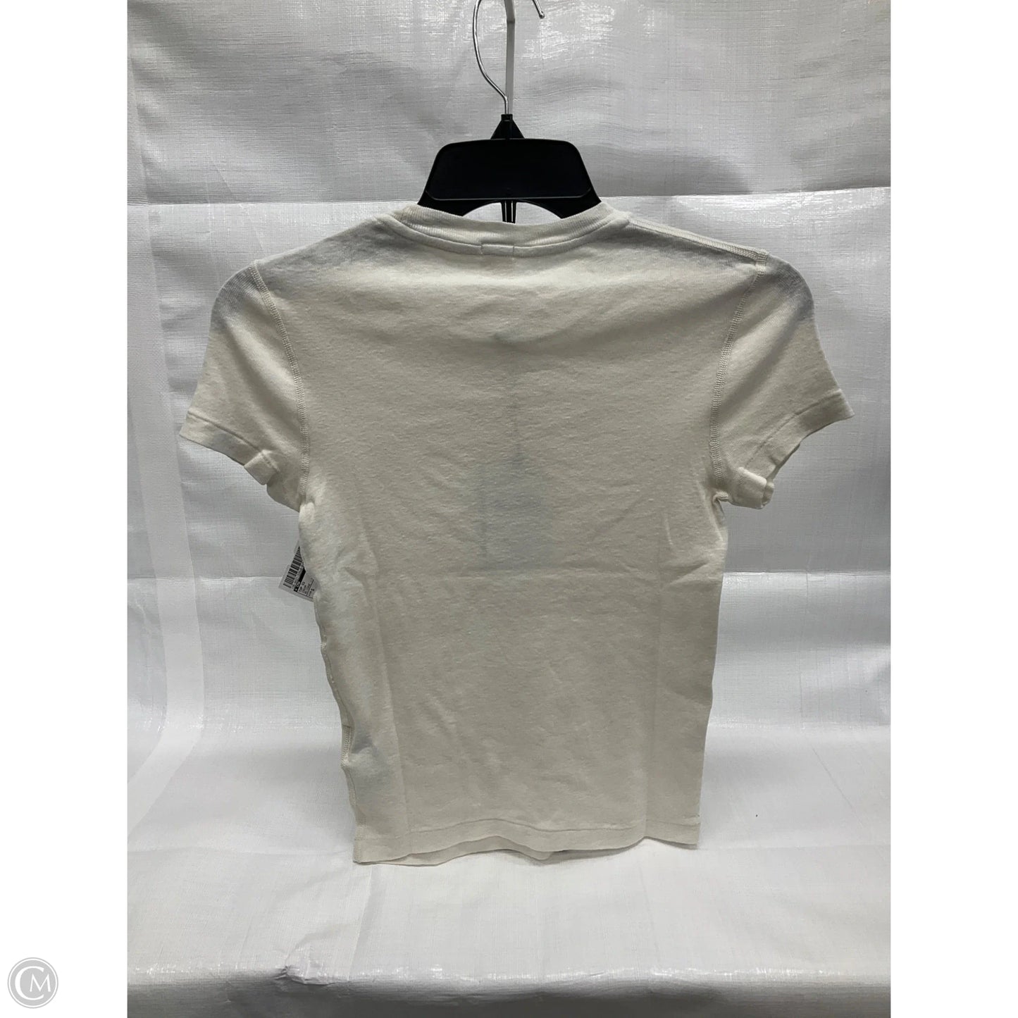 Top Short Sleeve By Cma In Cream, Size: S