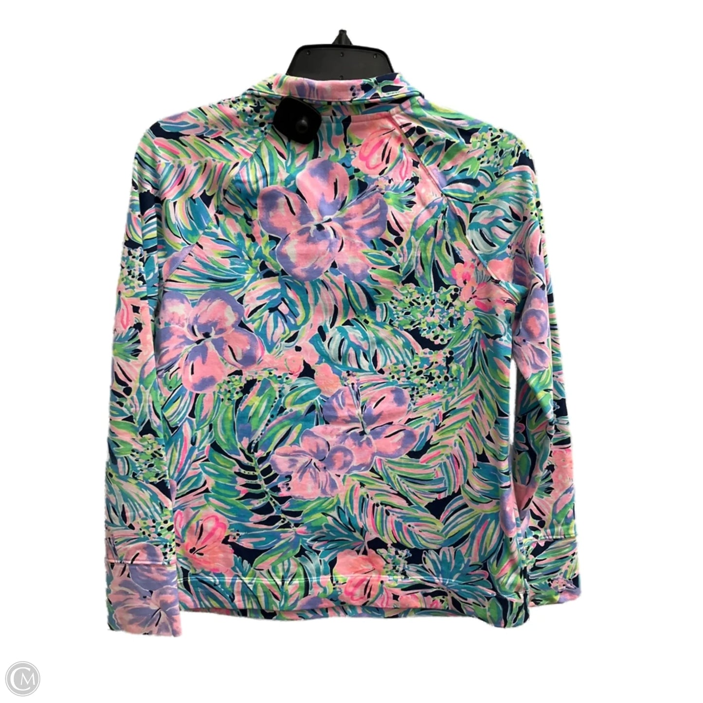 Top Long Sleeve Designer By Lilly Pulitzer In Blue & Purple, Size: Xs