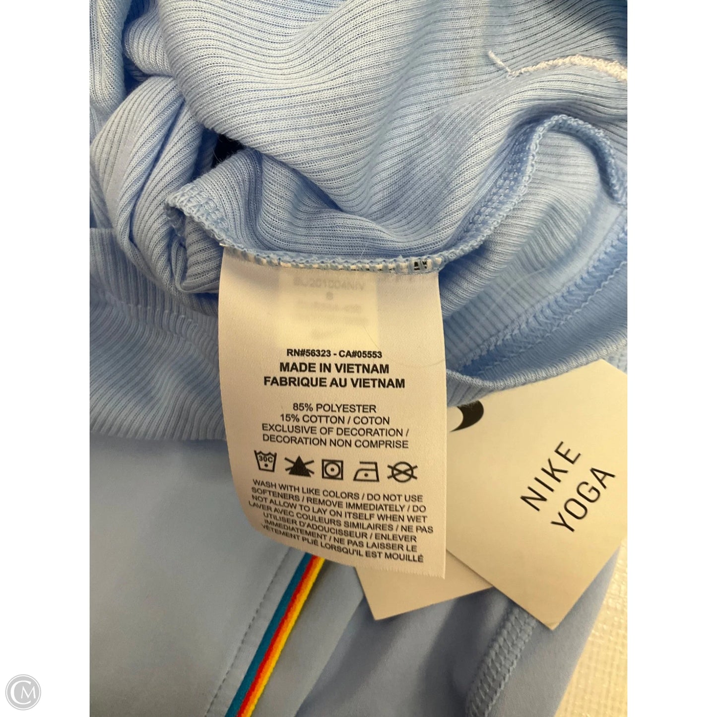 Athletic Pants 2pc By Nike In Blue, Size: S