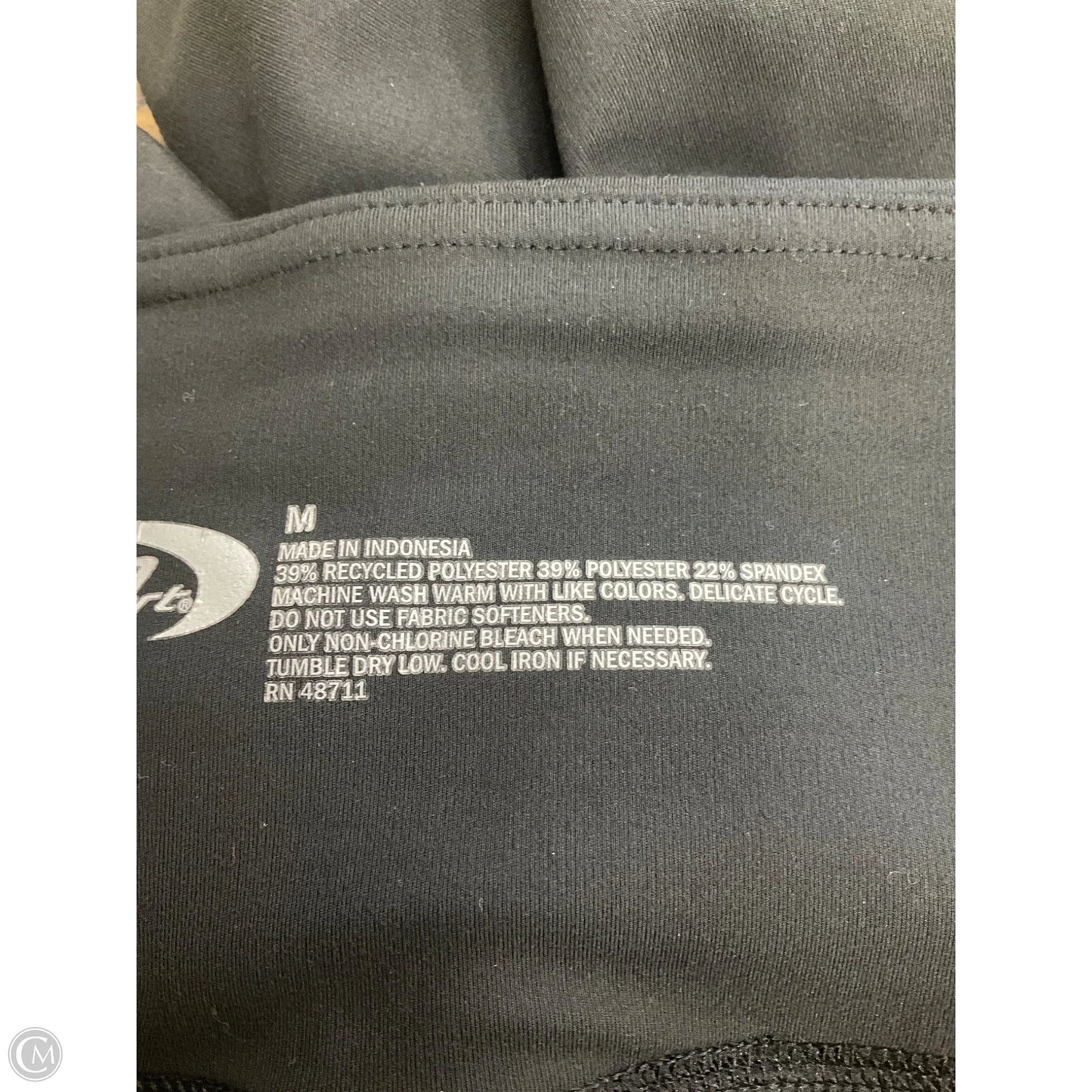 Athletic Leggings By Mta Pro In Black, Size: M