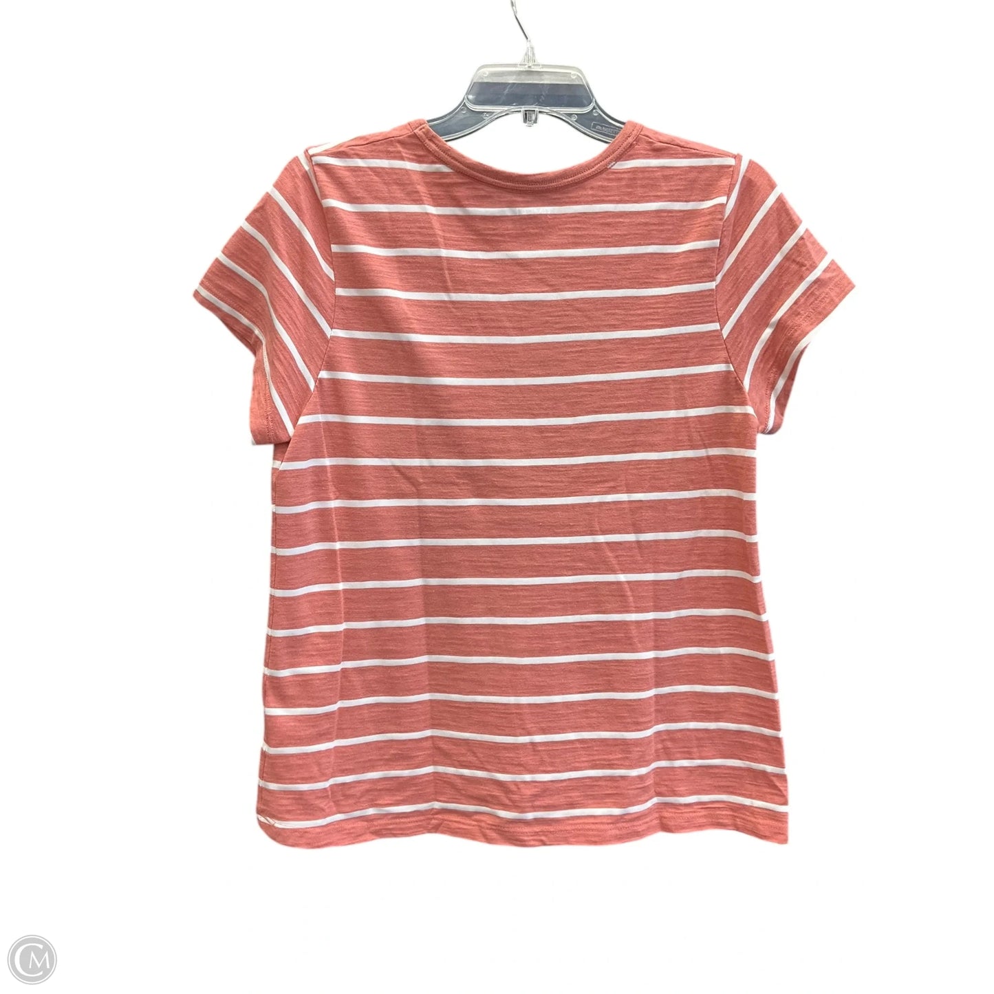 Top Short Sleeve Basic By Time And Tru In Orange, Size: L