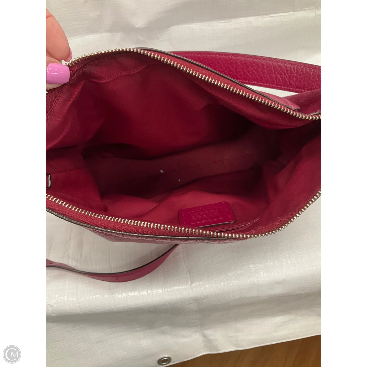 Crossbody Designer By Coach, Size: Large