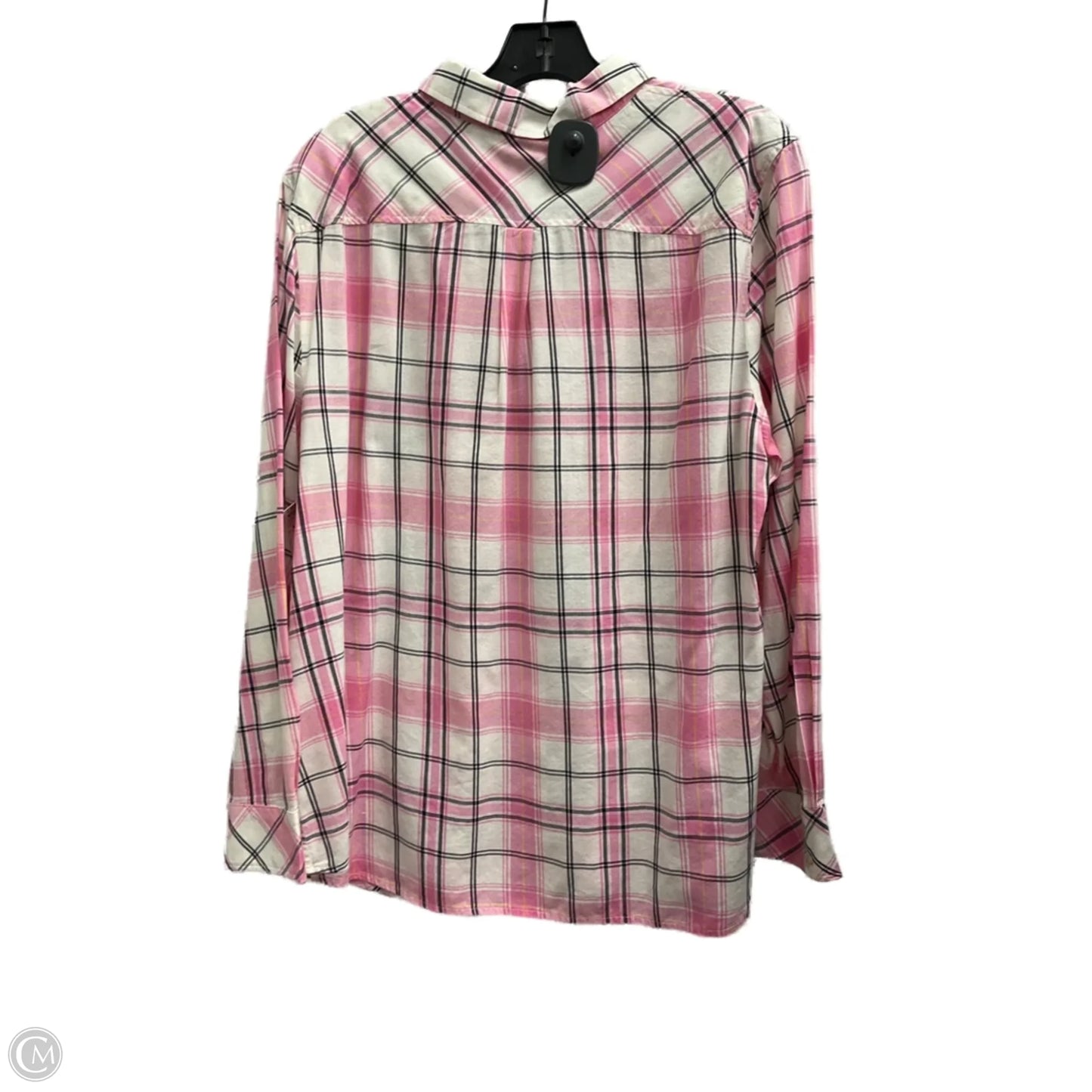 Blouse Long Sleeve By Talbots In Pink, Size: Xl