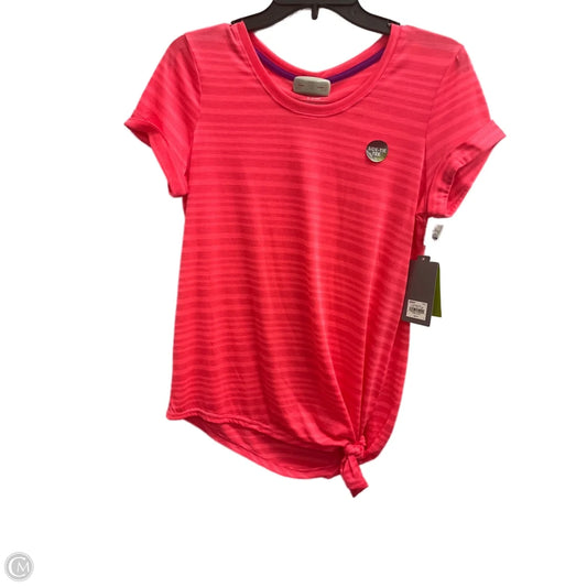 Athletic Top Short Sleeve By Tek Gear In Pink, Size: S