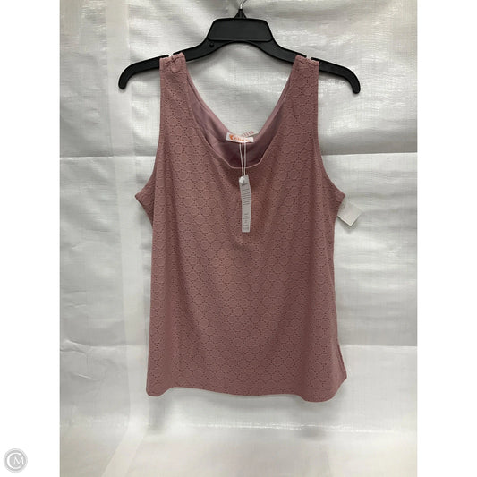Top Sleeveless By Cmf In Pink, Size: M