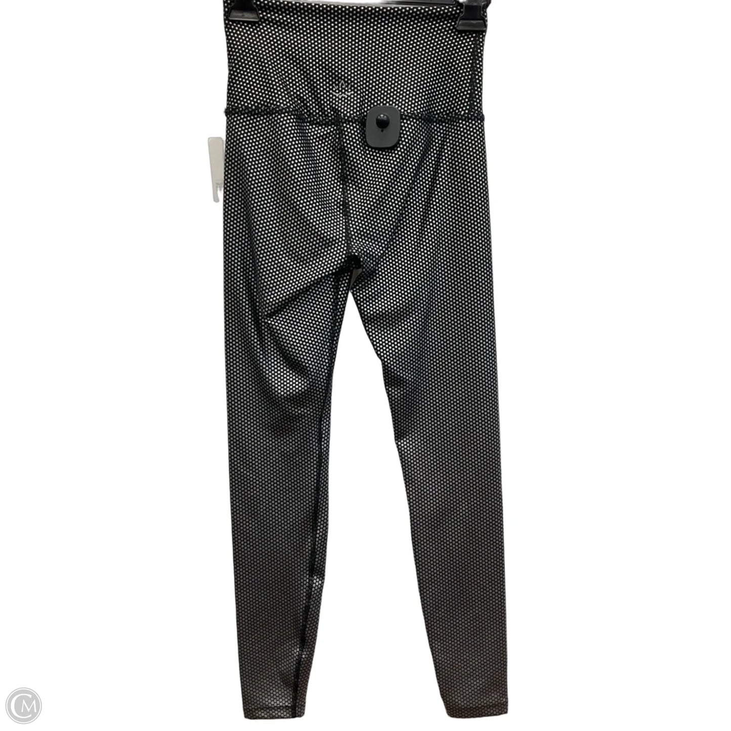Athletic Leggings By Beyond Yoga In Black & Silver, Size: S