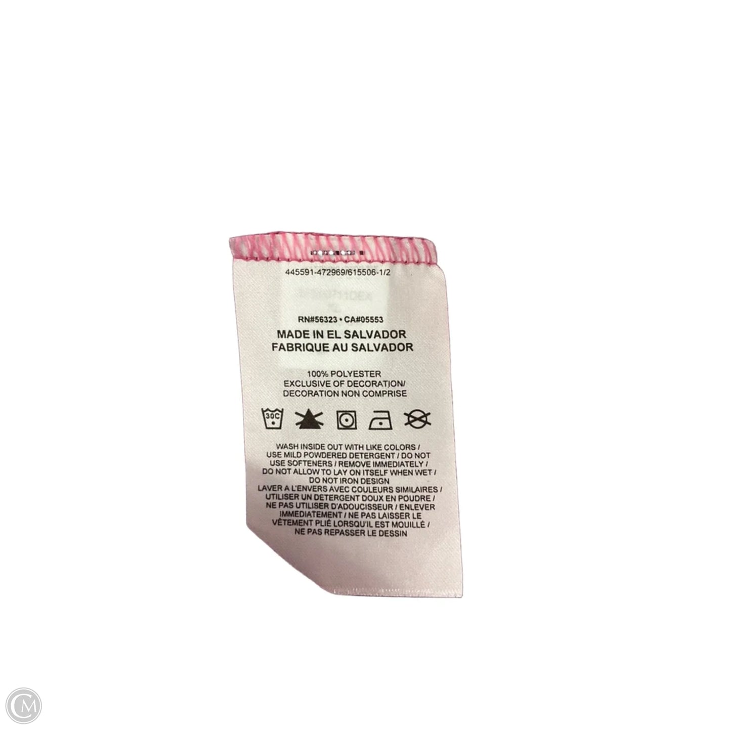 Athletic Tank Top By Nike Apparel In Pink, Size: Xl
