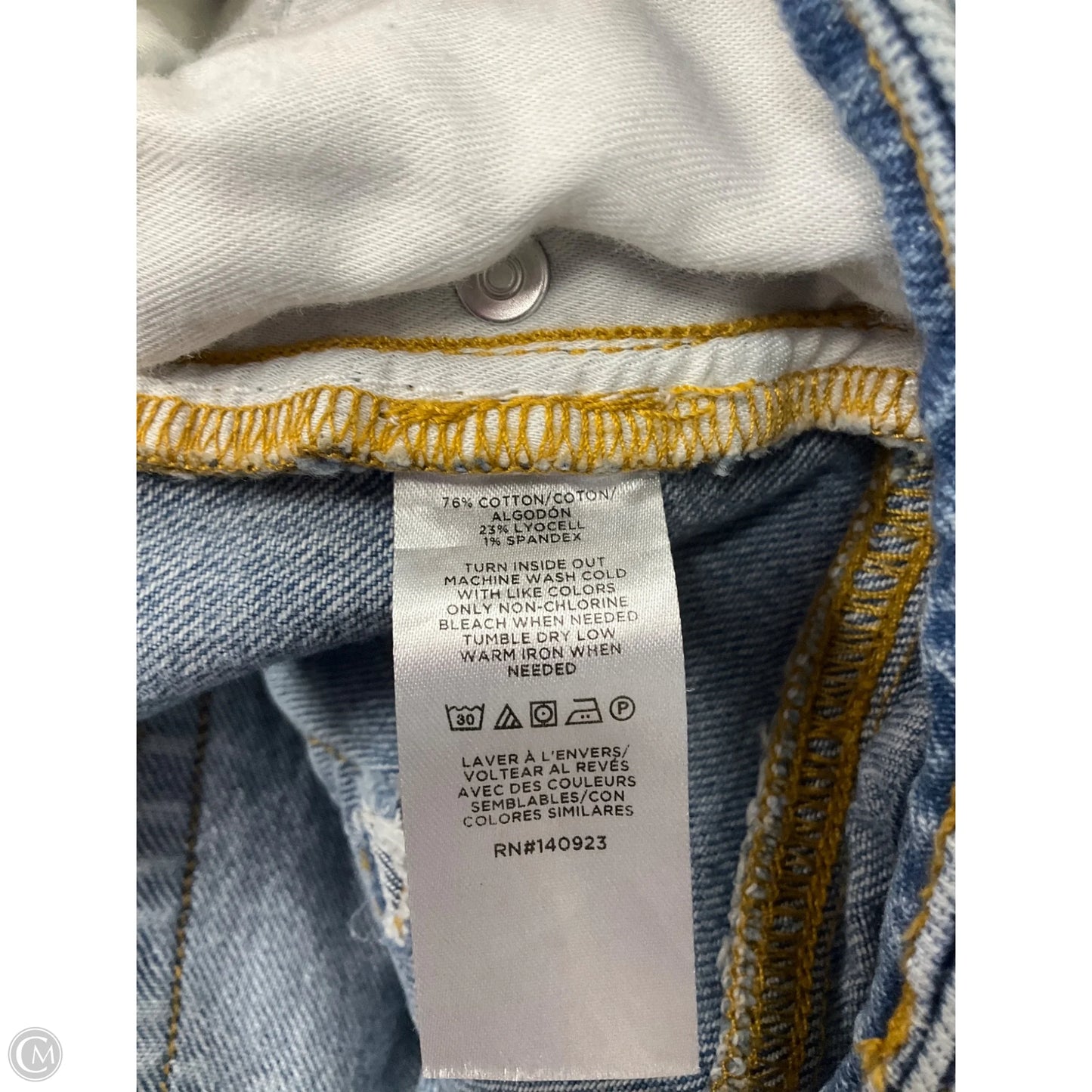 Jeans Straight By Loft In Blue Denim, Size: 6
