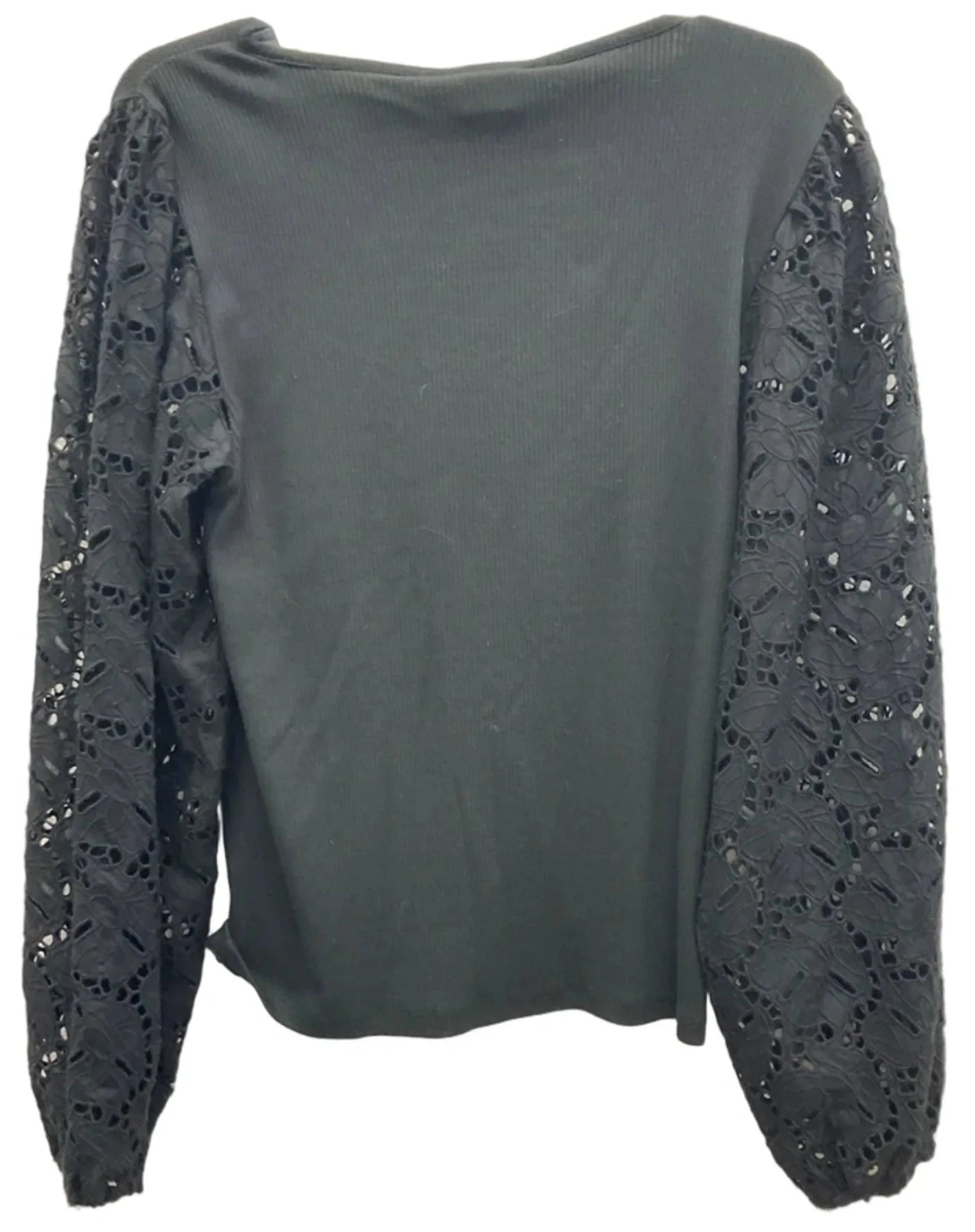 Top Long Sleeve By J. Crew In Black, Size: L