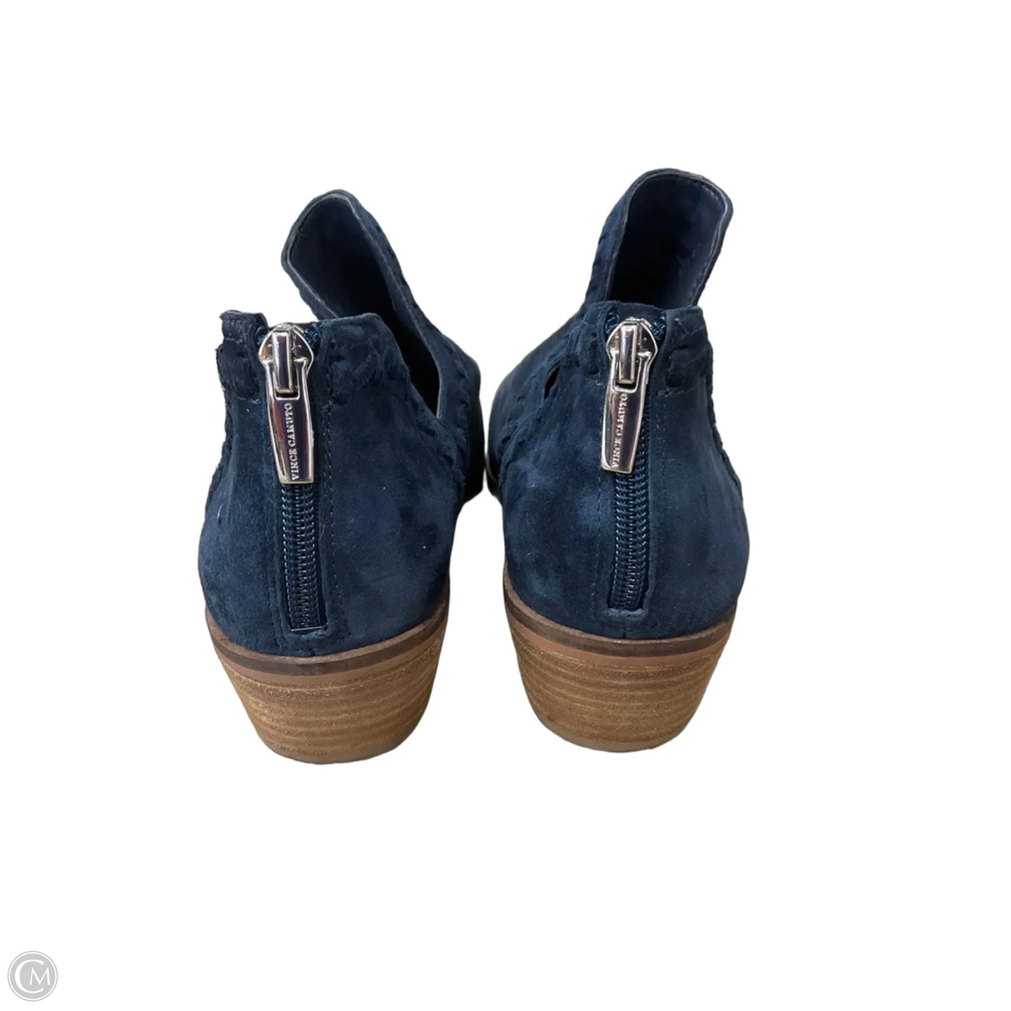 Boots Ankle Heels By Vince Camuto In Blue, Size: 9.5