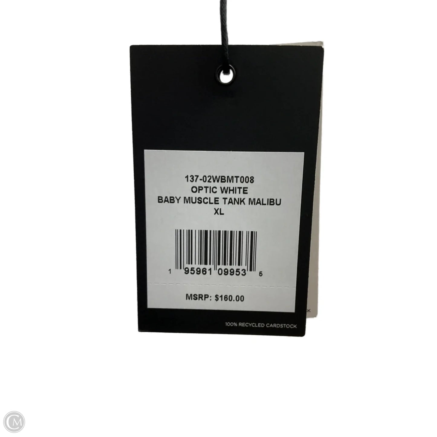 Top Sleeveless By Cma In White, Size: Xl