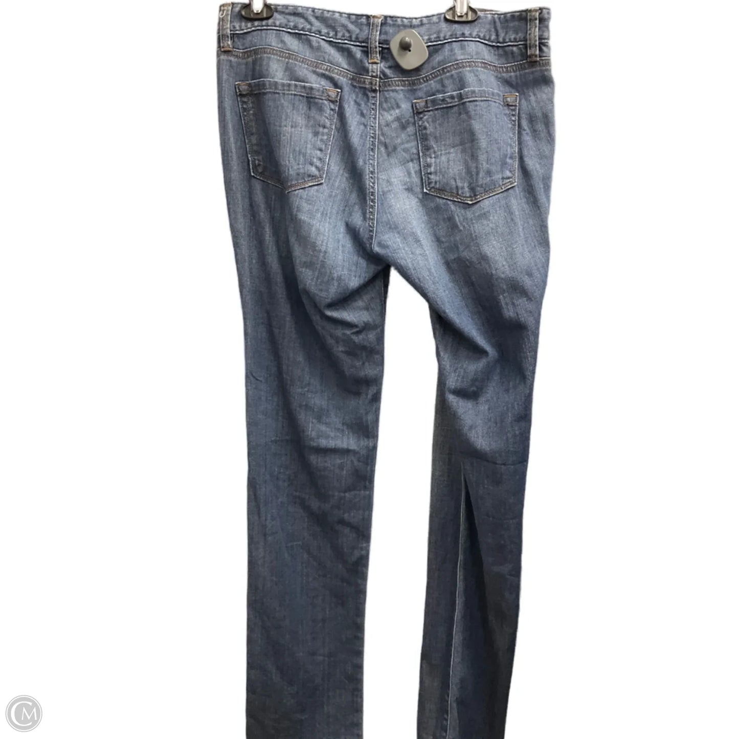 Jeans Straight By Loft In Blue Denim, Size: 10