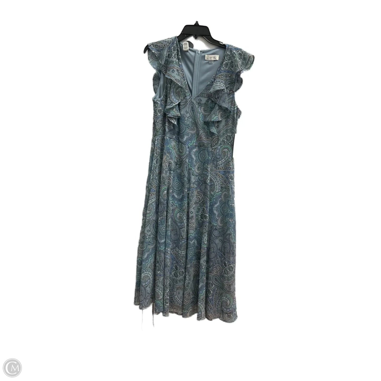 Dress Casual Maxi By Clothes Mentor In Blue, Size: 14