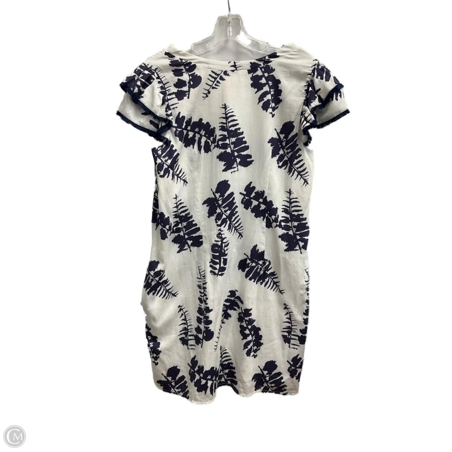 Dress Casual Short By Cmc In Blue & White, Size: M