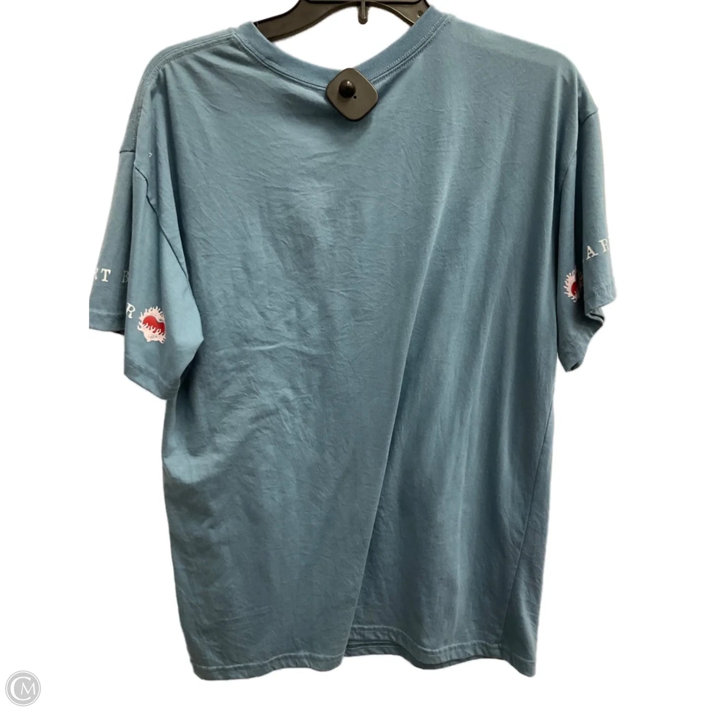 Top Short Sleeve Basic By Clothes Mentor In Blue, Size: L