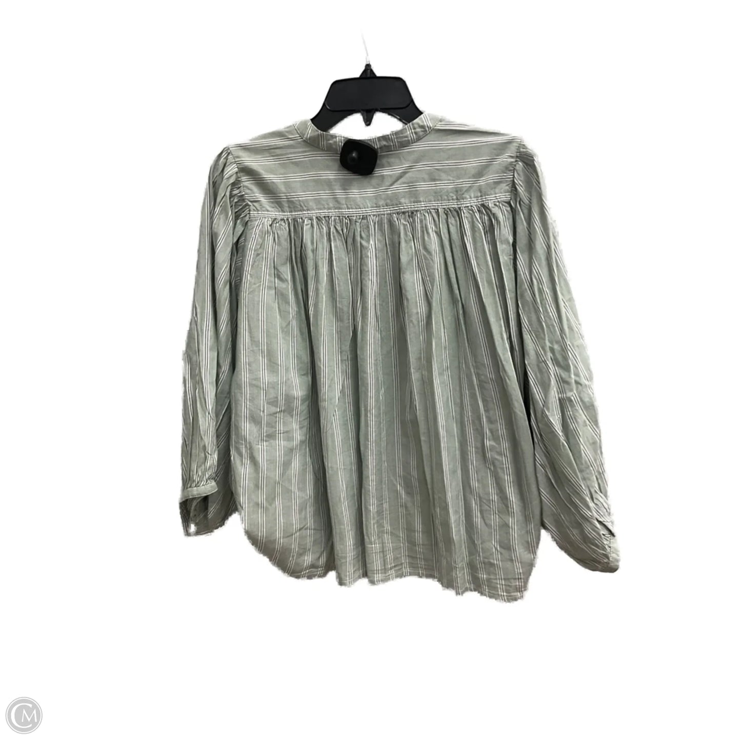 Top Long Sleeve By Pilcro In Green, Size: M