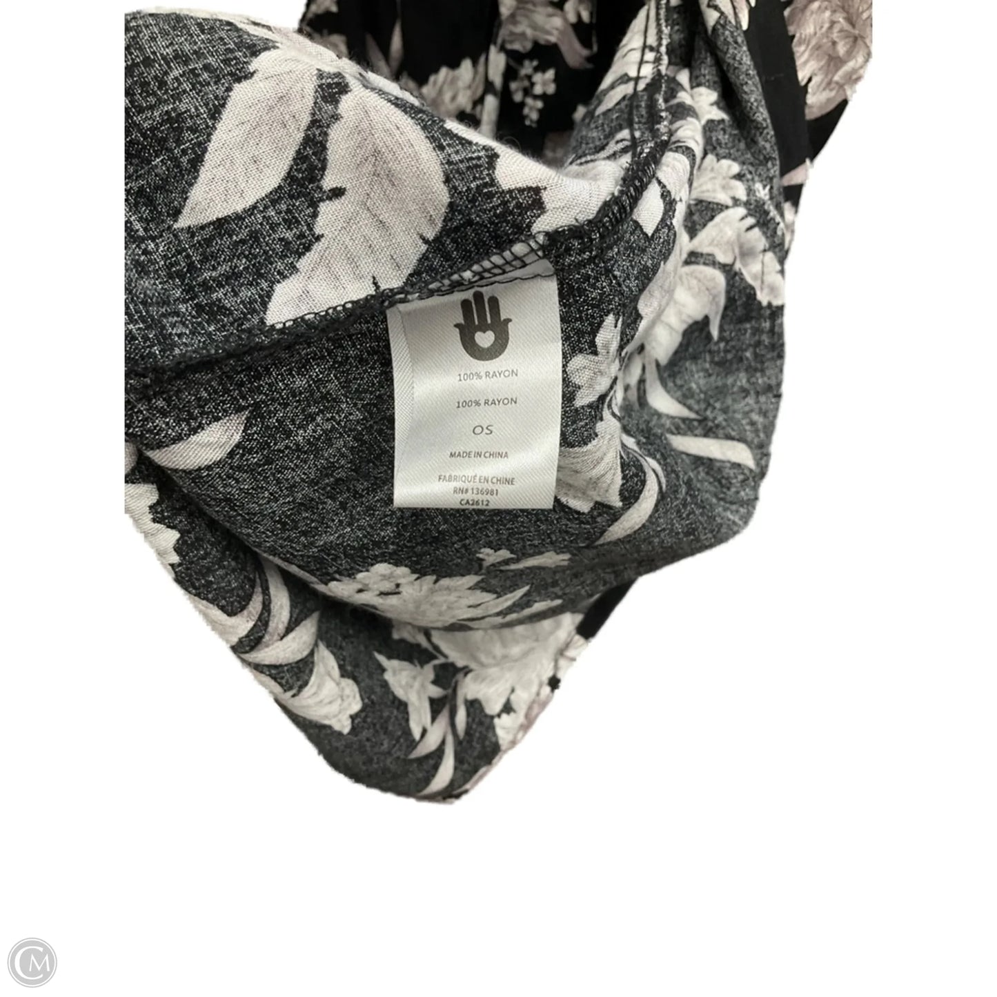 Kimono By Spiritual Gangster In Floral Print, Size: Osfm