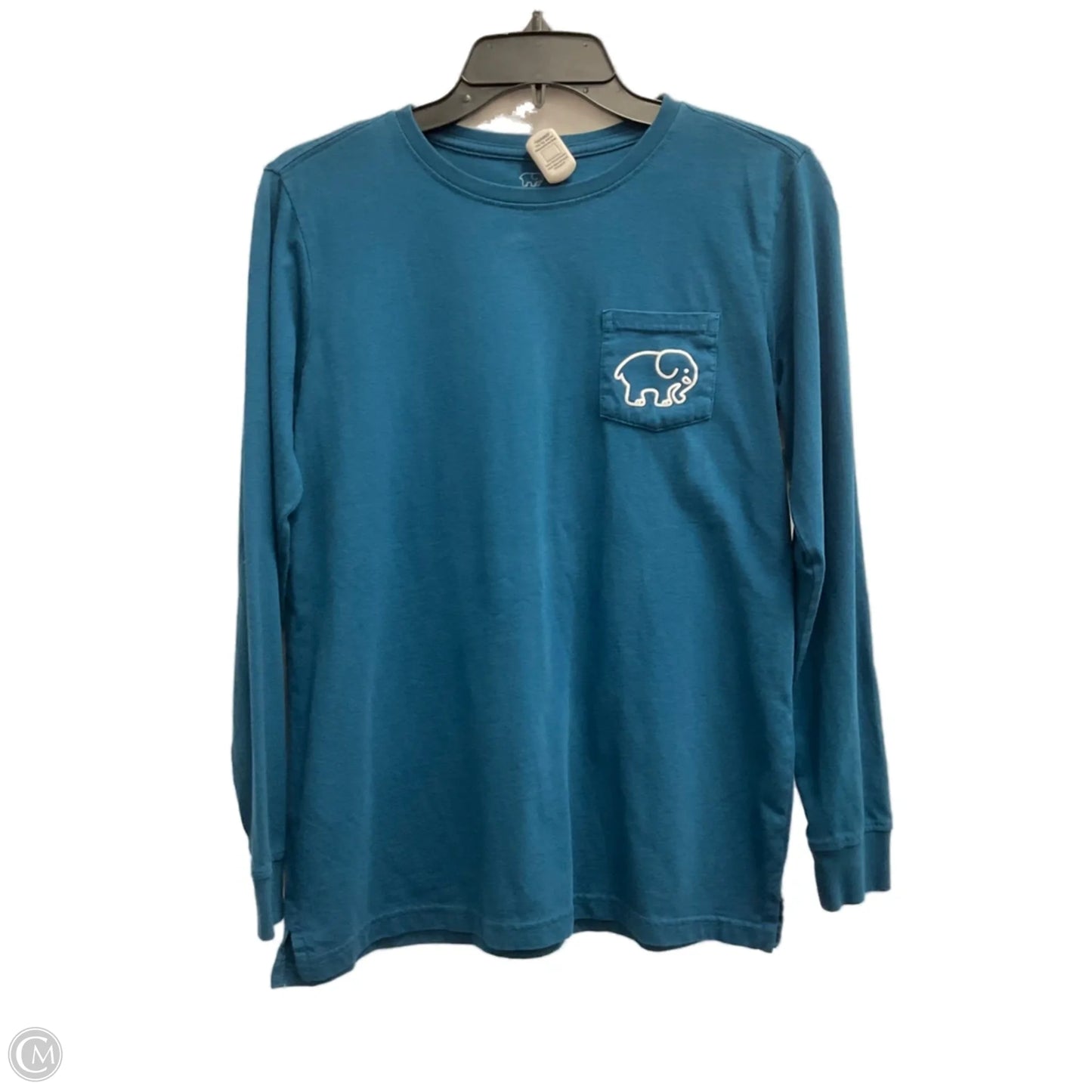 Top Long Sleeve Basic By Ivory Ella In Teal, Size: S