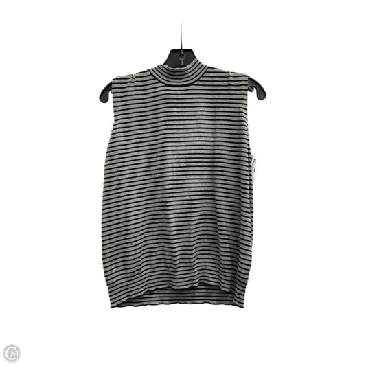 Top Sleeveless By Worthington In Striped Pattern, Size: Xl