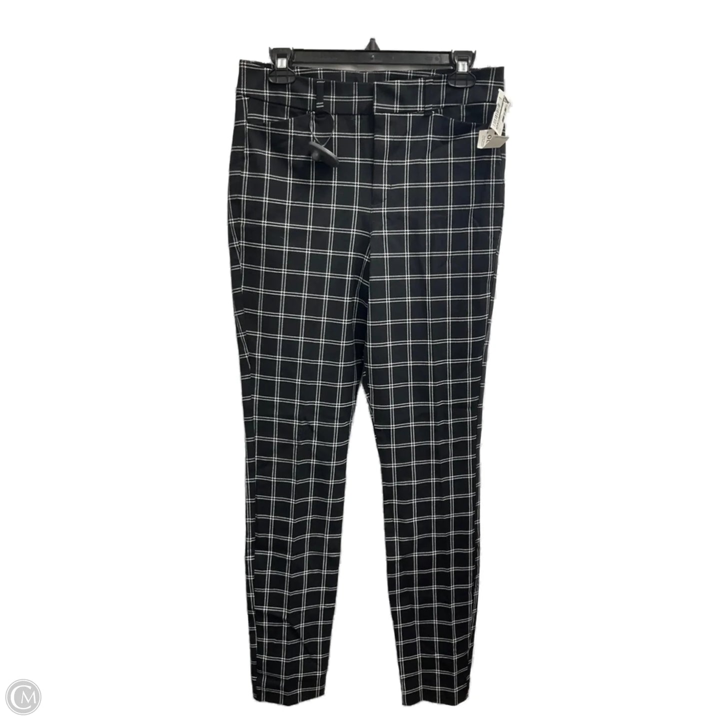 Pants Cropped By Old Navy In Checkered Pattern, Size: 8
