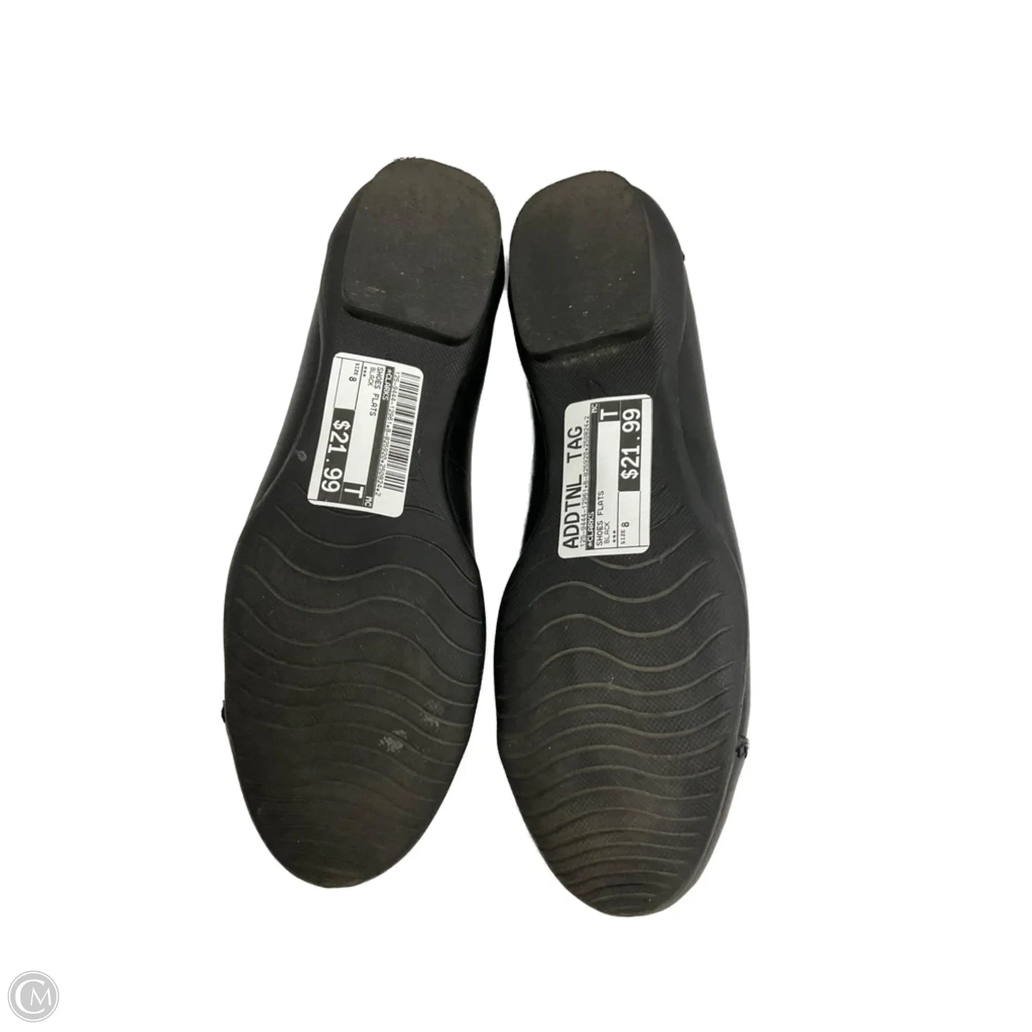 Shoes Flats By Clarks In Black, Size: 8