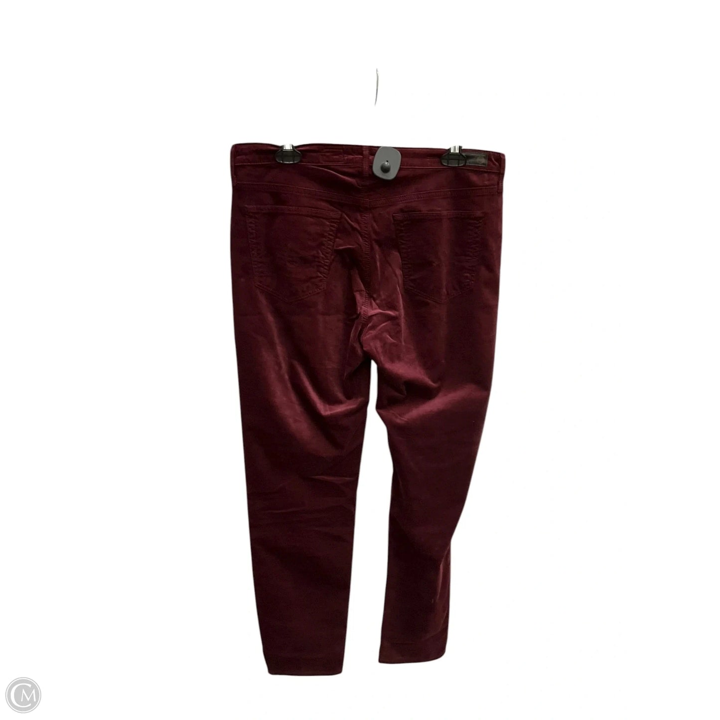 Pants Corduroy By Adriano Goldschmied In Maroon, Size: 14