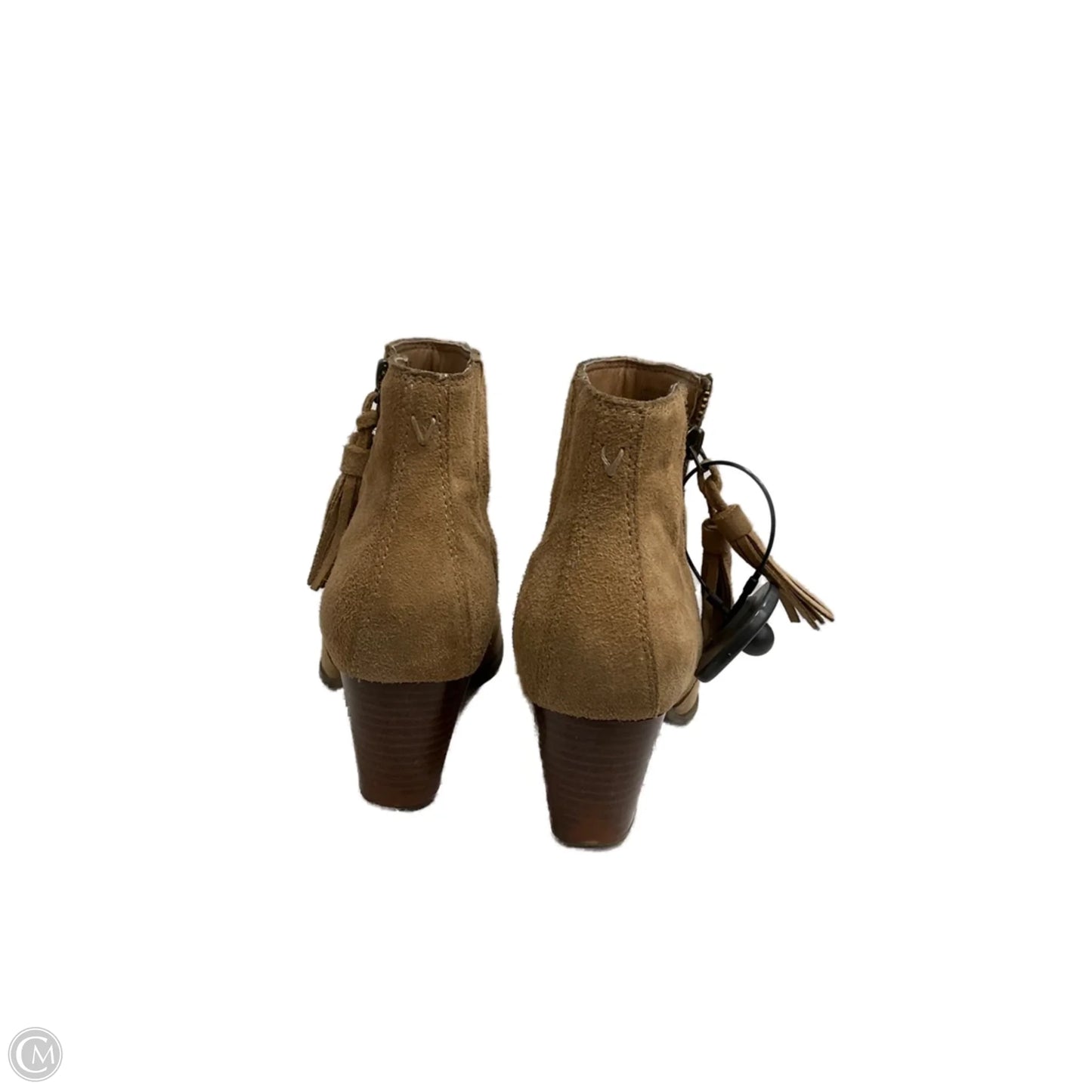 Boots Ankle Heels By Vionic In Beige, Size: 7.5