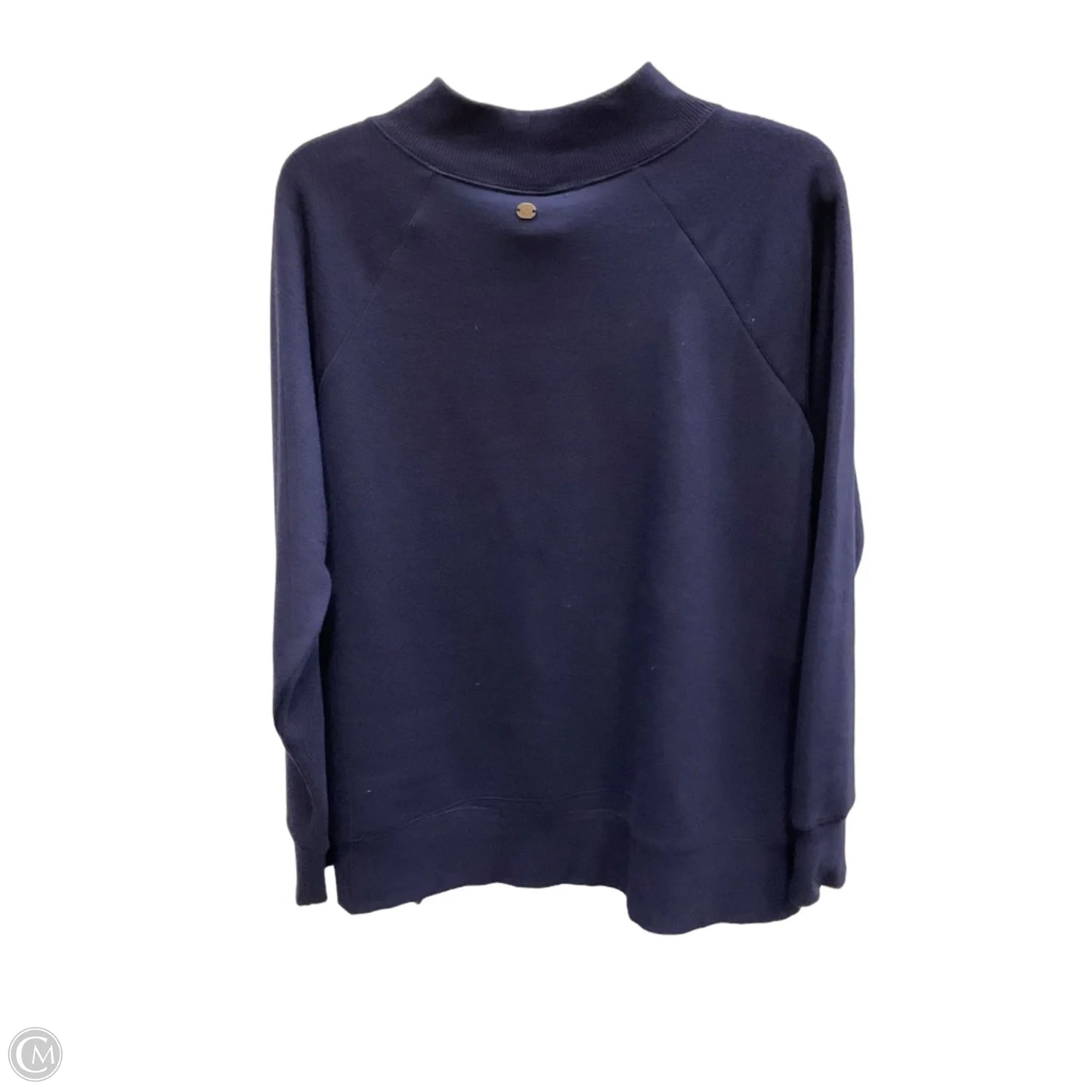 Sweatshirt Collar By Gaiam In Blue, Size: Xl