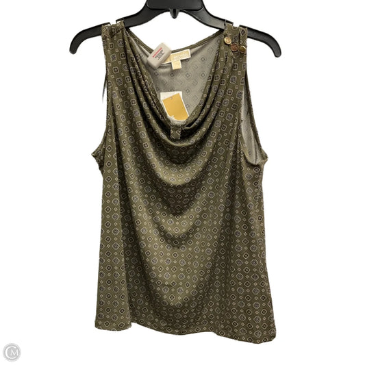 Top Sleeveless By Michael By Michael Kors In Green, Size: L