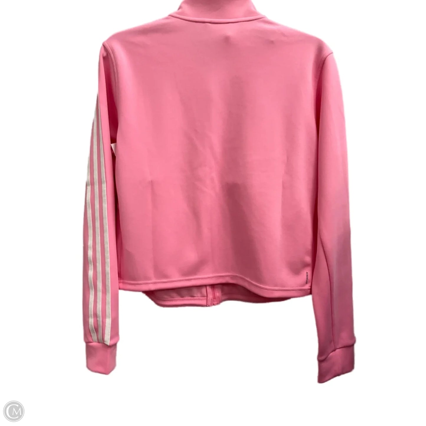 Athletic Jacket By Adidas In Pink, Size: M