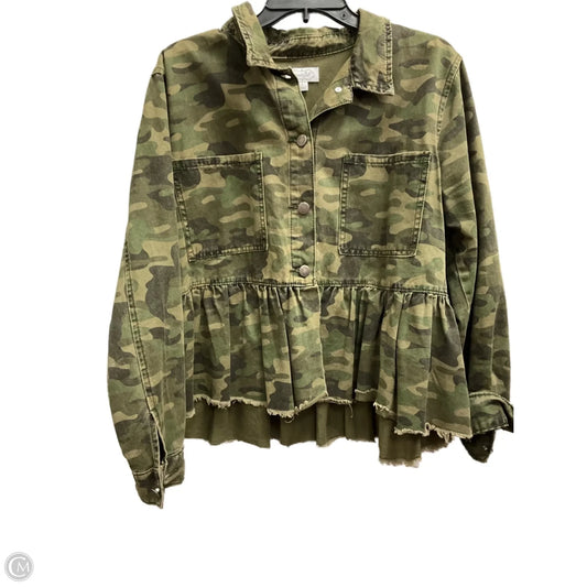 Jacket Other By Mudpie In Camouflage Print, Size: L