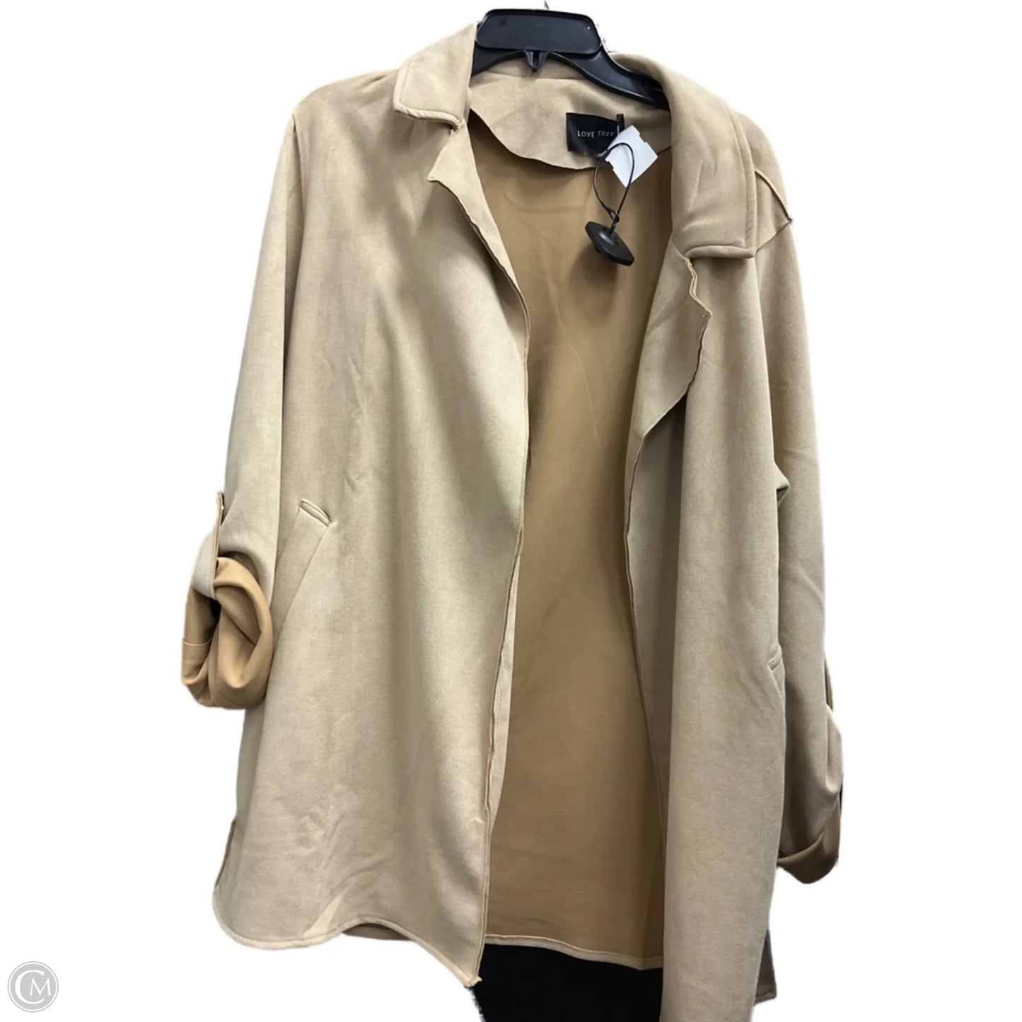 Jacket Other By Love Tree In Beige, Size: L
