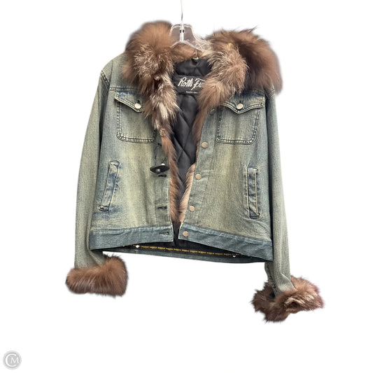 Jacket Denim By Cmb In Blue Denim, Size: S