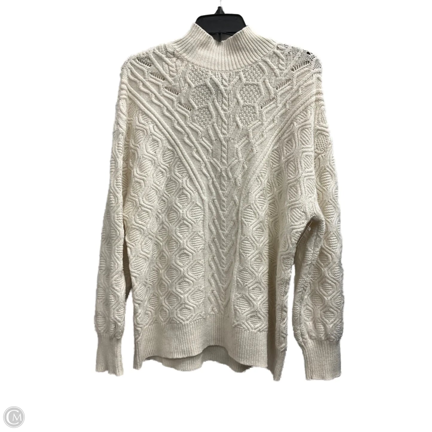 Sweater By Talbots In Cream, Size: Xl