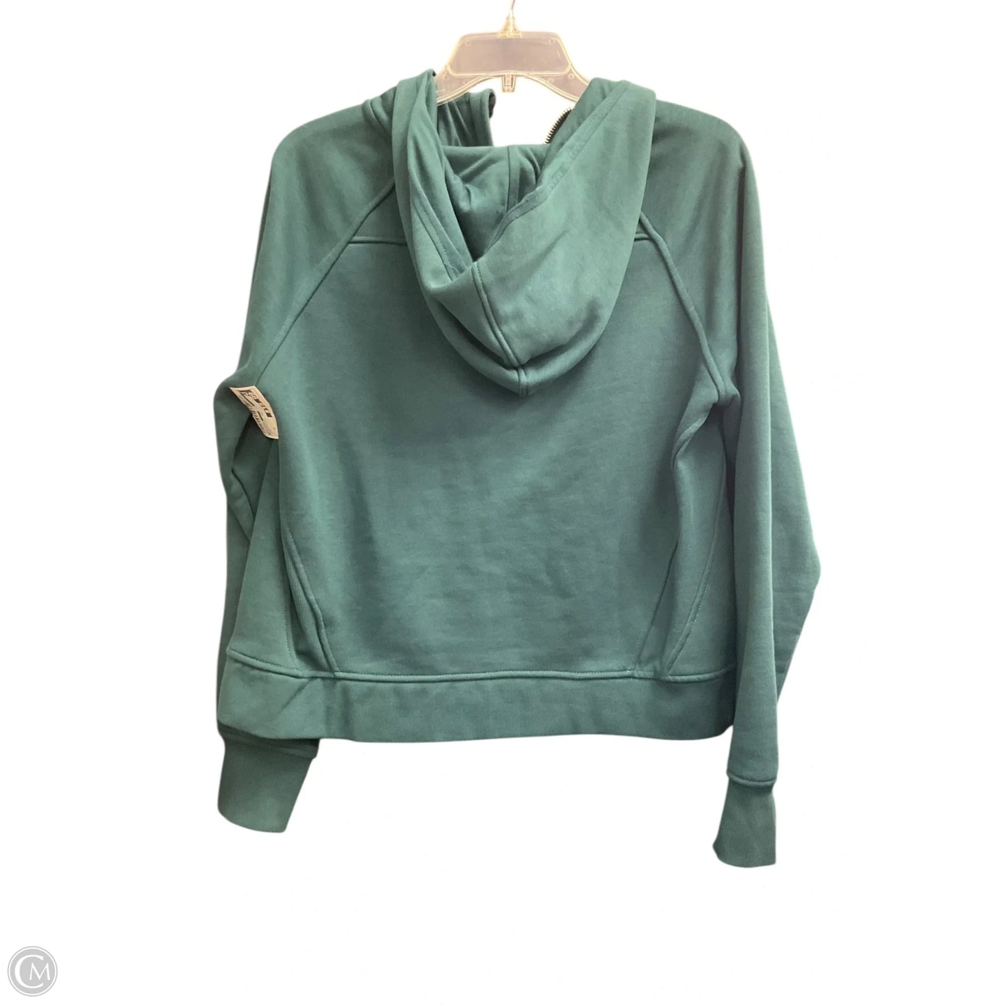 Sweatshirt Hoodie By Danskin In Teal, Size: M