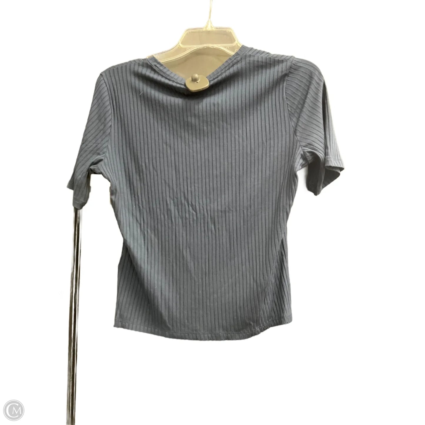 Top Short Sleeve By Abercrombie And Fitch In Blue, Size: M