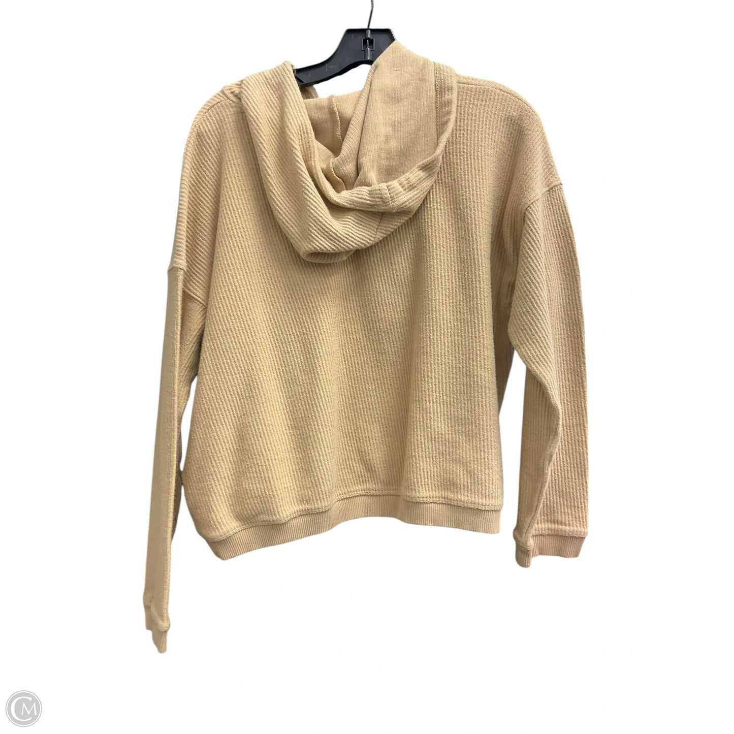 Sweatshirt Hoodie By Aerie In Beige, Size: M
