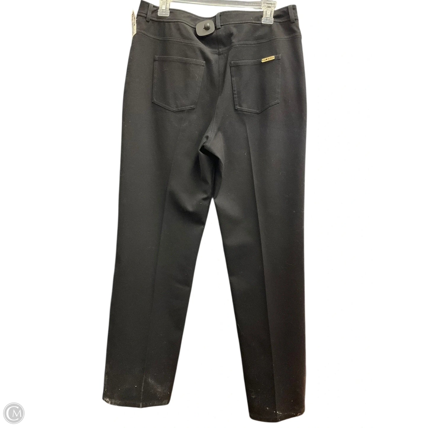 Jeans Boot Cut By St. John In Black Denim, Size: 10