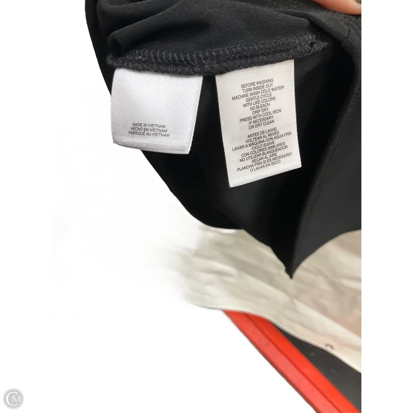 Top 3/4 Sleeve By Anne Klein In Black, Size: Xxl