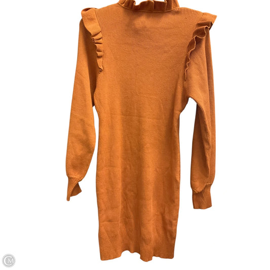Dress Sweater By Blooming Jelly In Orange, Size: L