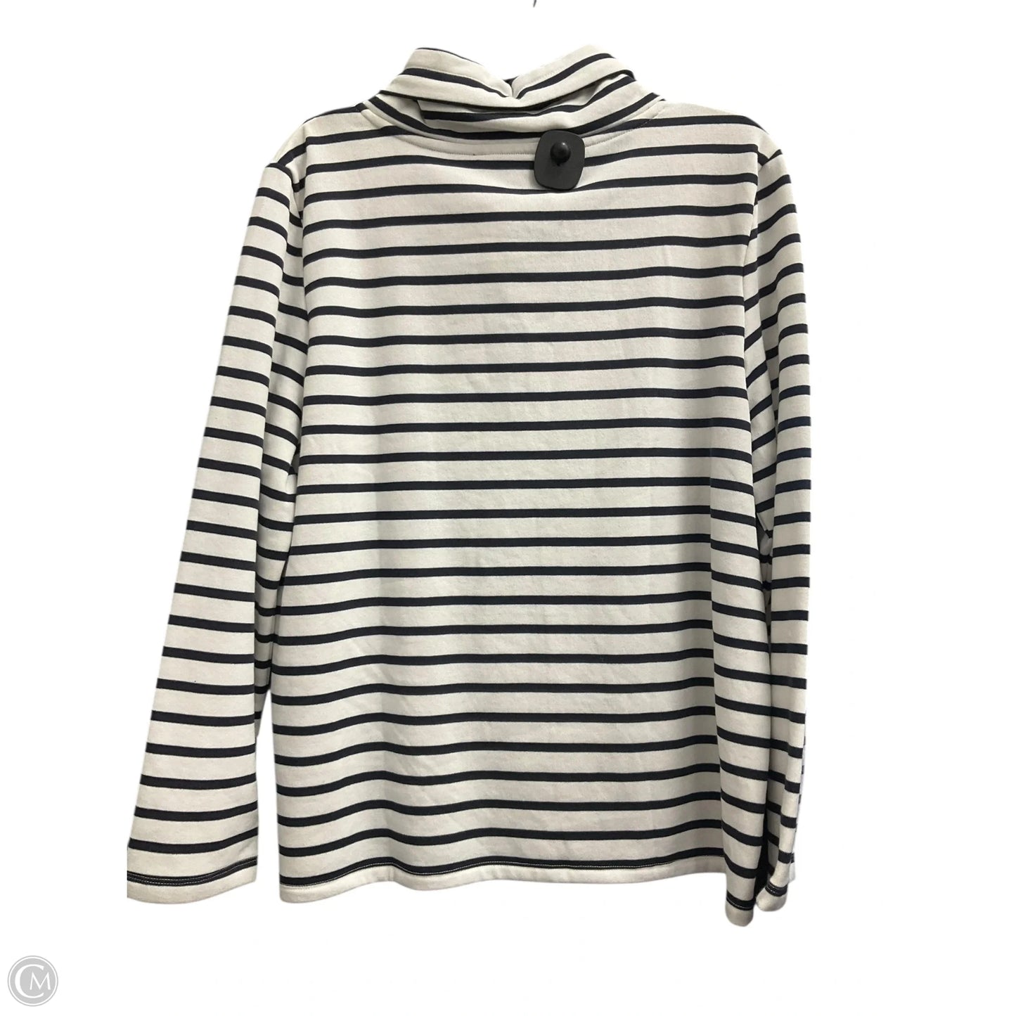 Top Long Sleeve By Tommy Hilfiger In Striped Pattern, Size: L