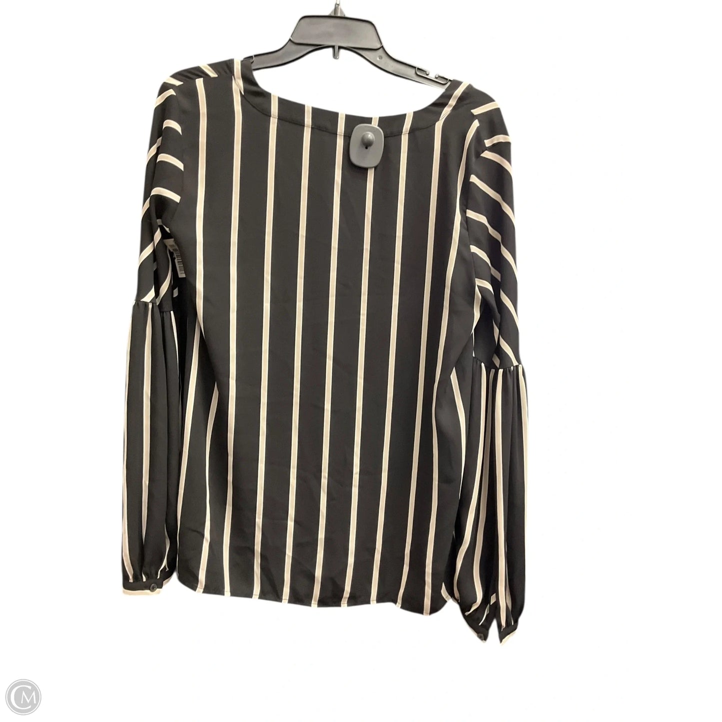 Top Long Sleeve By Loft In Striped Pattern, Size: S