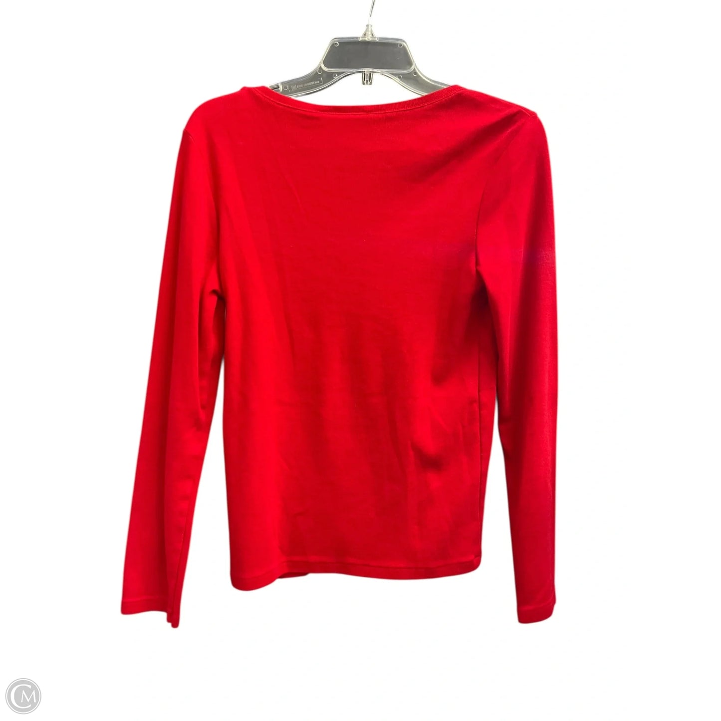 Top Long Sleeve By Ralph Lauren In Red, Size: L