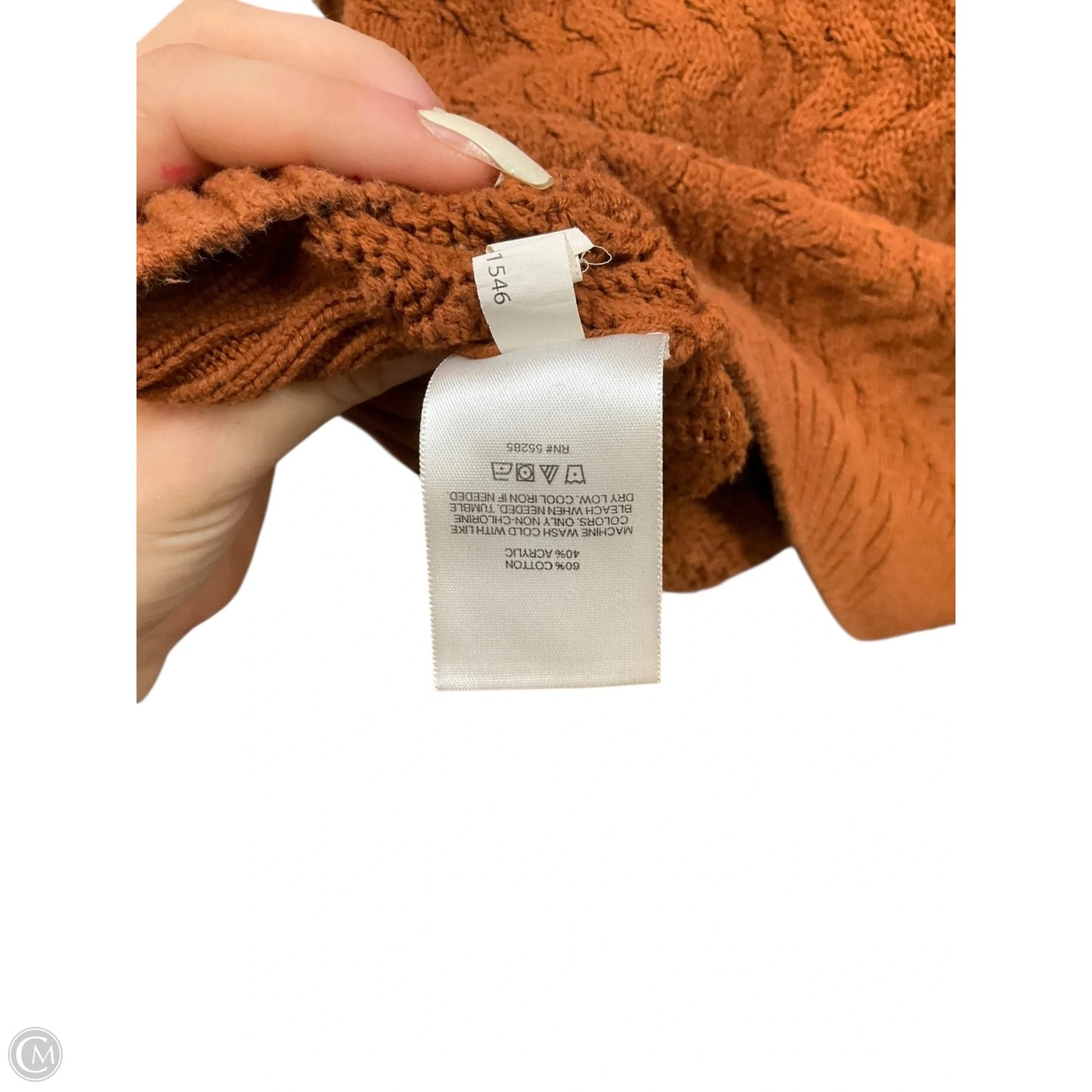 Sweater By Express In Brown, Size: L