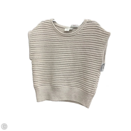 Vest Sweater By Joie In Cream, Size: L